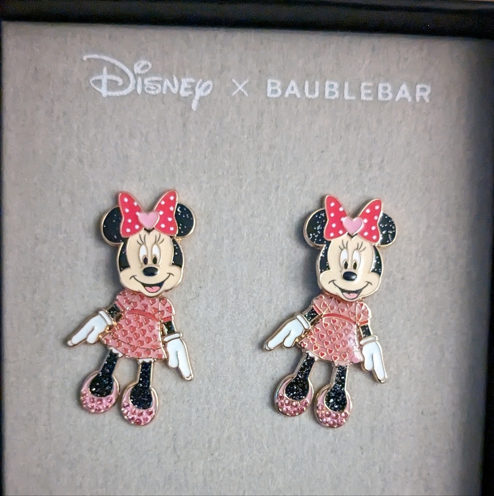 Disney Minnie Mouse Pink Earrings